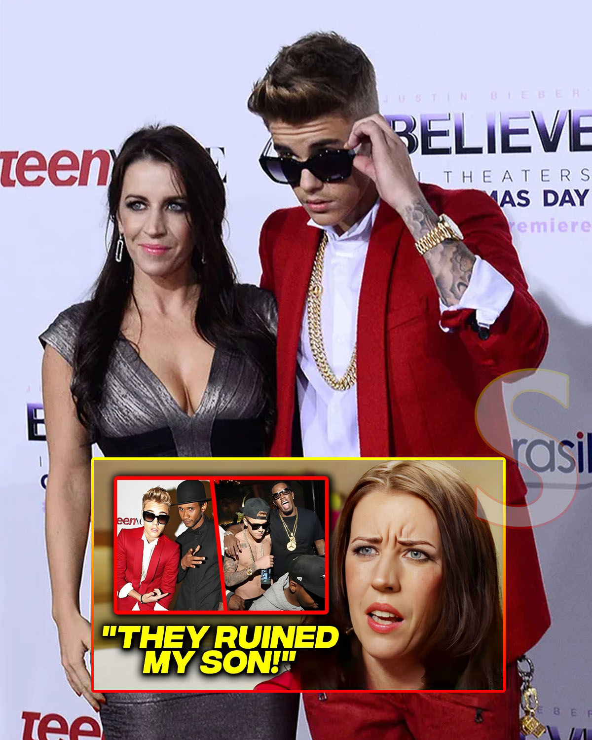 7 MINUTES AGO Justin Biebers Mother Officially Confronted Diddy And