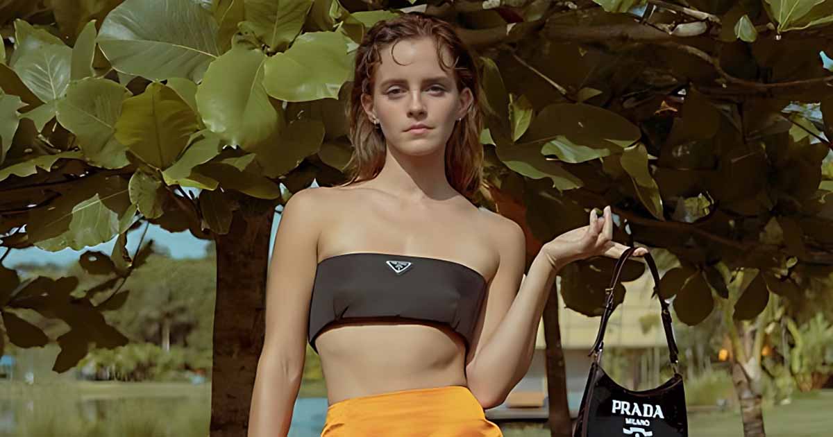 Emma Watson Is An Enchanting Wizard In This 'Oh-So-Hot' Bikini Tied Over Her Cleav*ge & Toned Thighs Casting Whatever Spells She Wants!