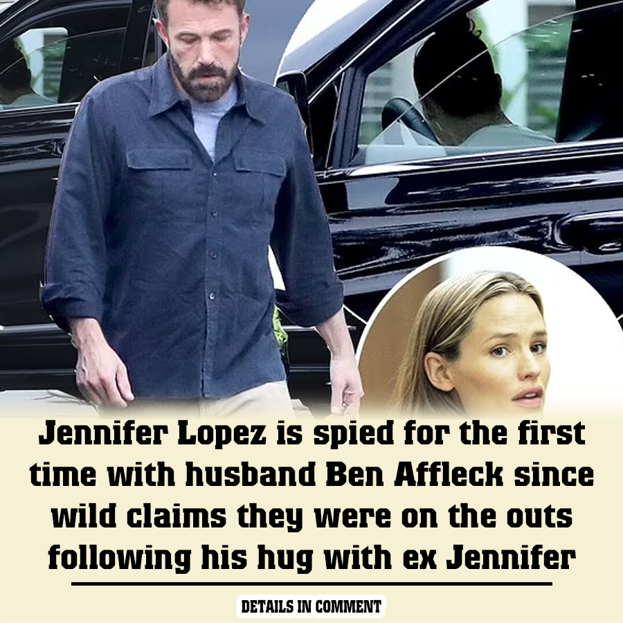 Tc Jennifer Lopez Is Spied For The First Time With Husband Ben