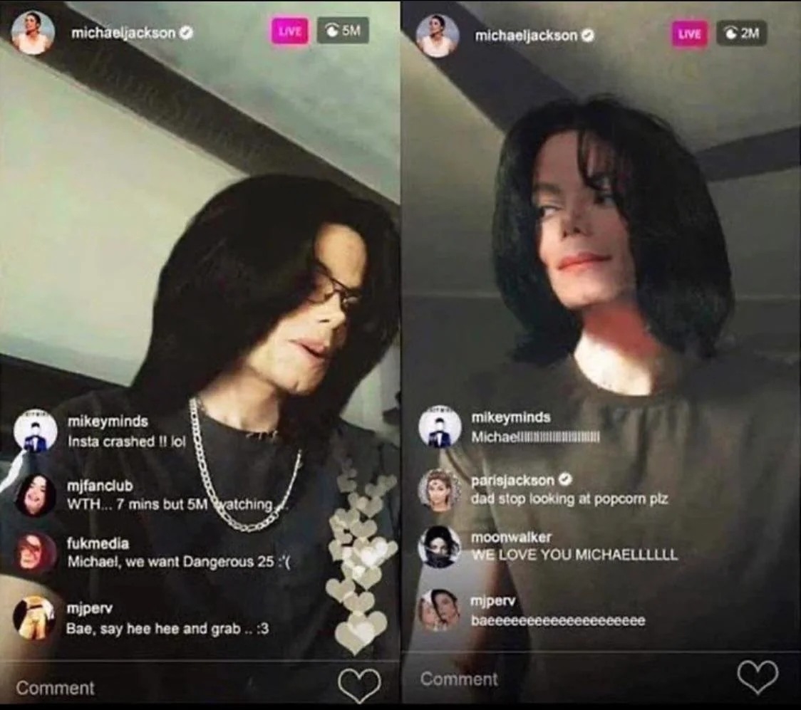 Micheal Jackson Appears On Instagram Live 11 Years After Death (FULL