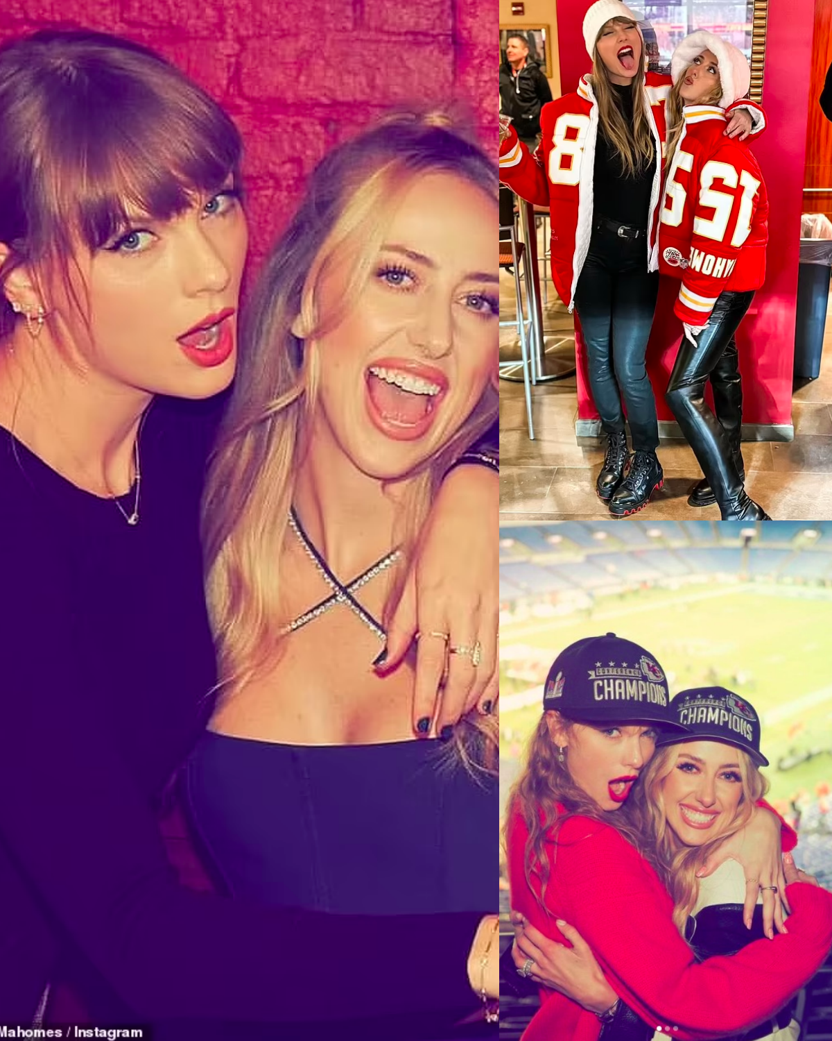 (TC) Taylor Swift and Brittany Mahomes posts sweet photos of them ...