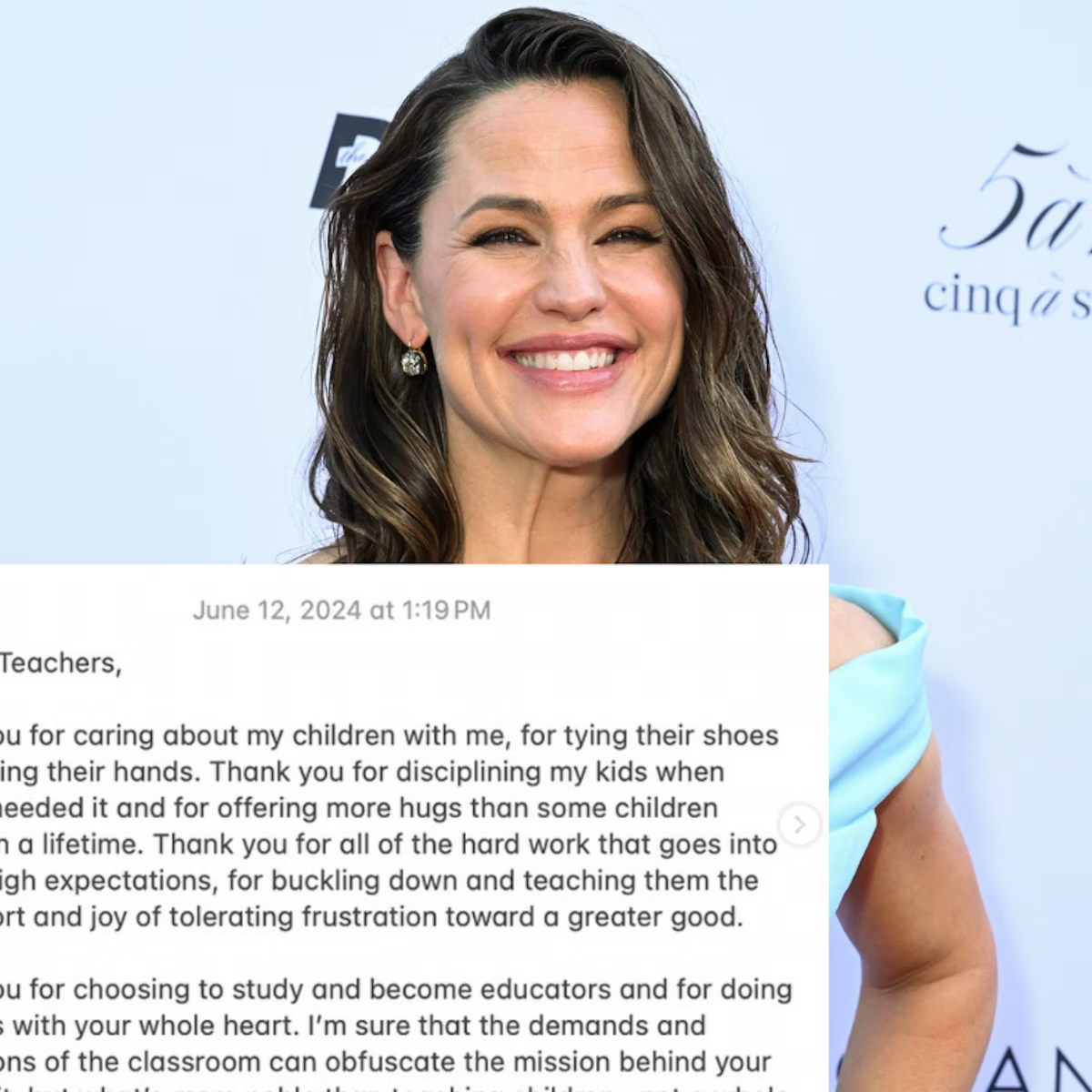 Jennifer Garner Pens Sweet Note To Her Kids' Teachers After 13 Years ...