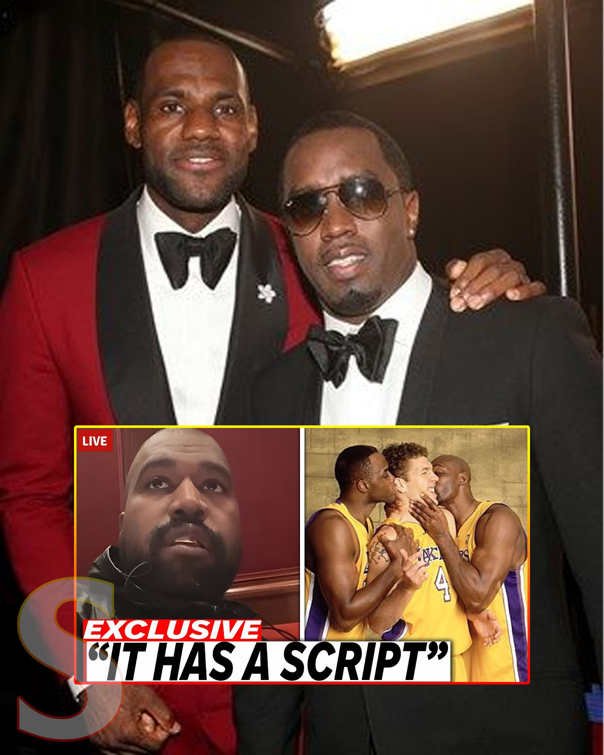Kanye West LEAKS Diddy & Lebron James Lakers Role Play S3X TAPE?! - News