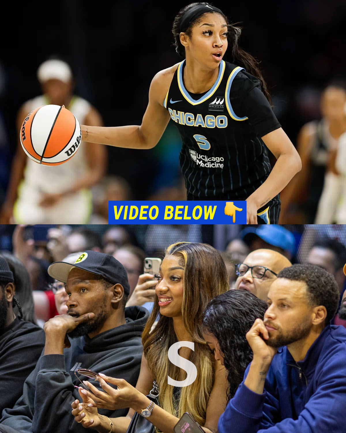 Angel Reese joins Kevin Durant and Stephen Curry to enjoy Team USA ...