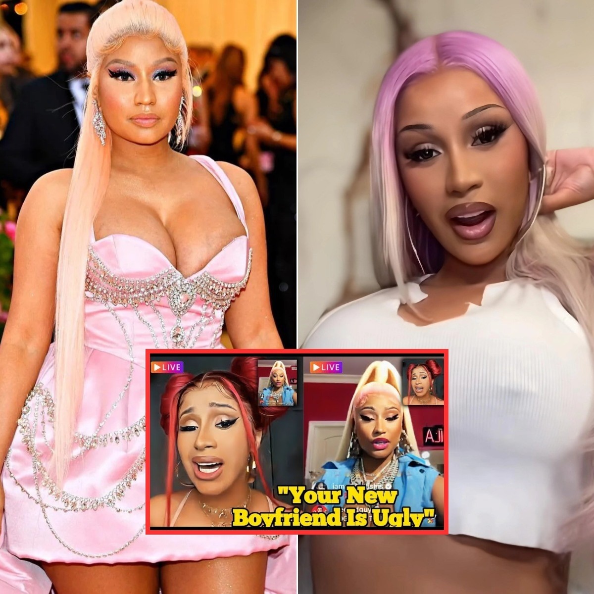 Nicki Minaj Exposes Cardi B's Ugly New Boyfriend: Exposing Cardi B's