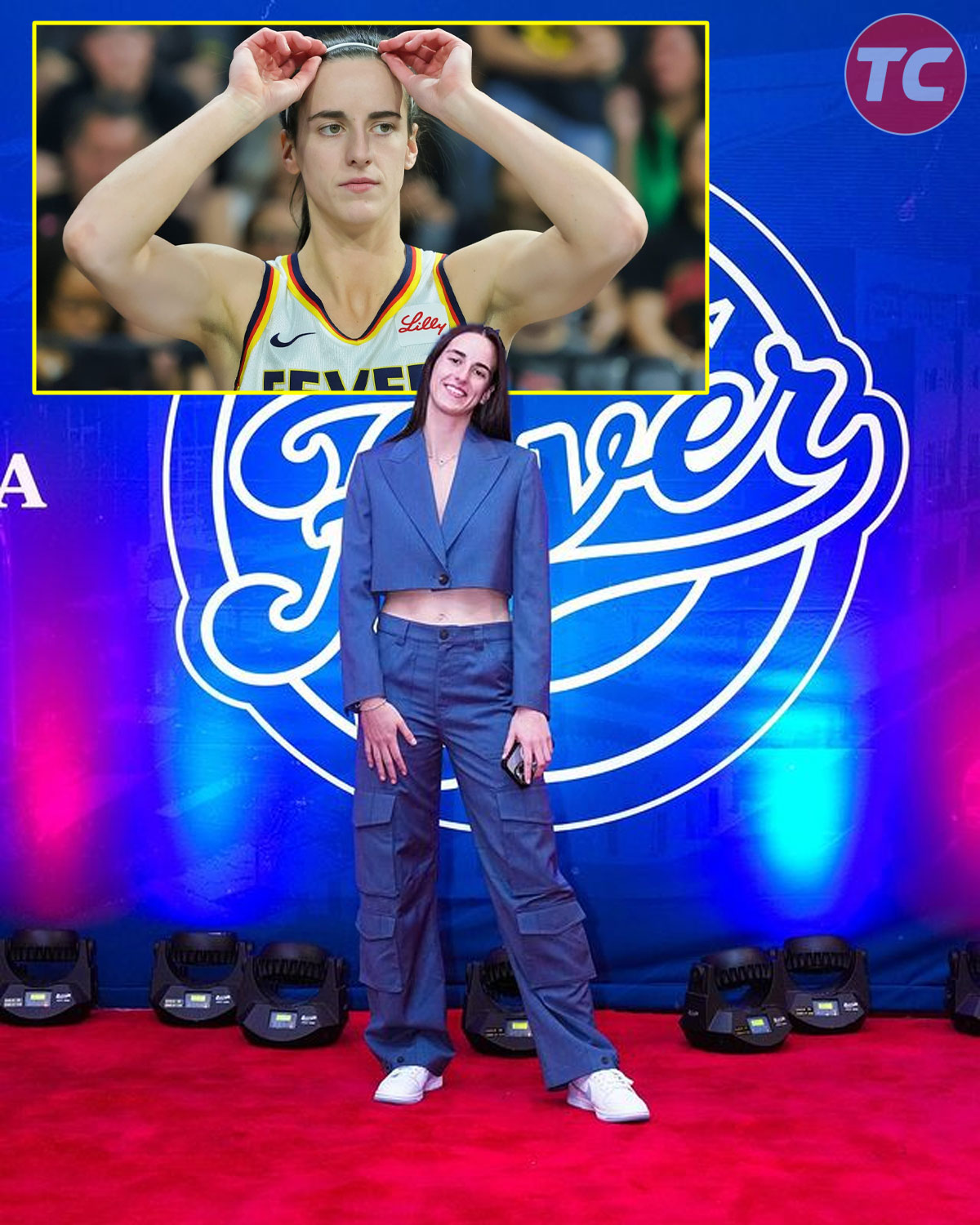 PHOTOS: Caitlin Clark Caused A Major Stir With Her Pregame Outfit That ...