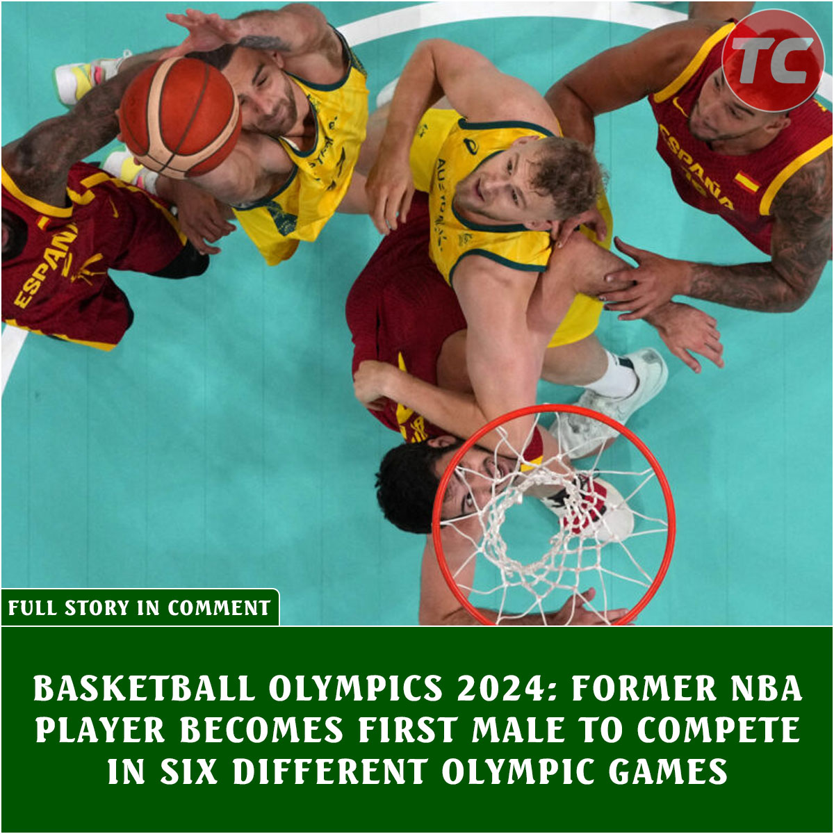 Basketball Olympics 2024 Former NBA Player First Male To